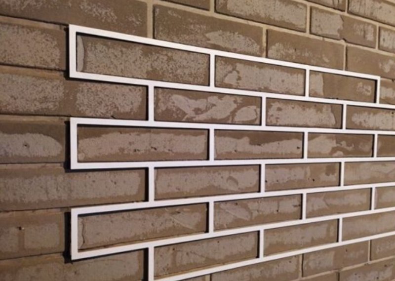 Трафарет для имитации кирпичной кладкb