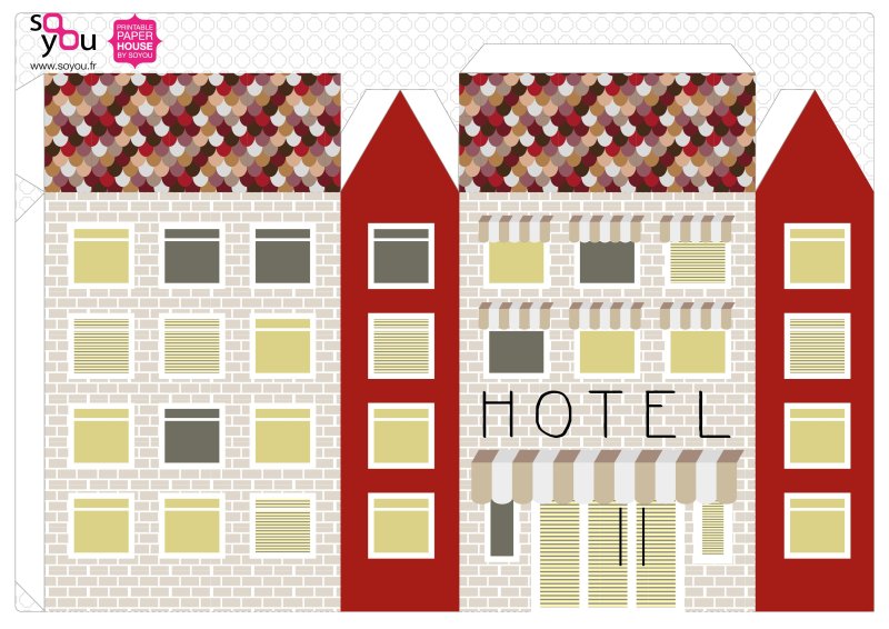 Объемный домик