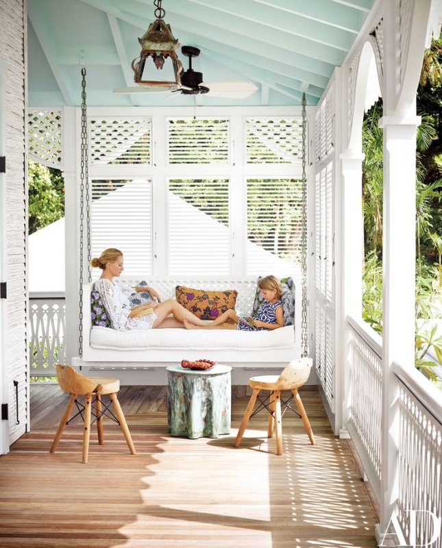 Интерьер веранды