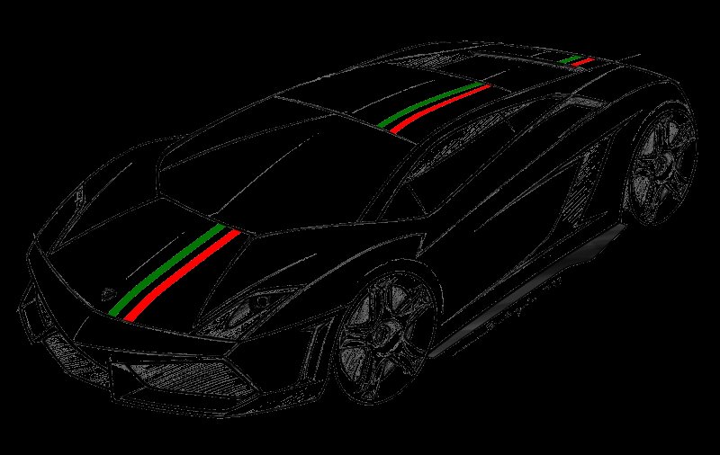 Раскраска Ламборджини авентадор