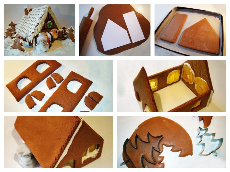Пряничный домик заготовки