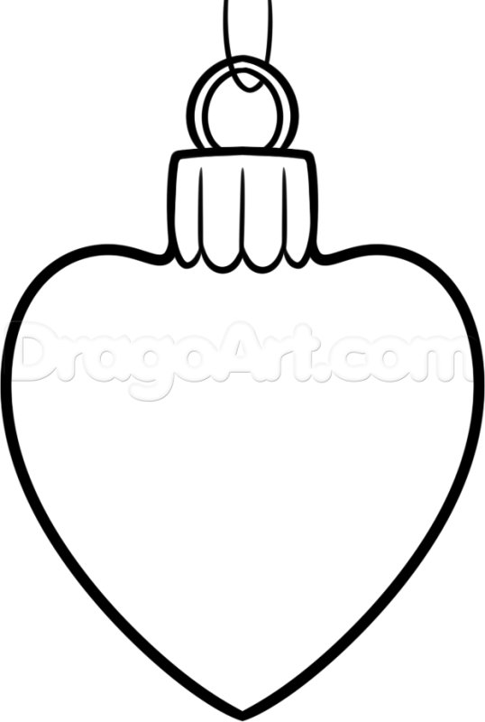 Раскраска новогодние игрушки