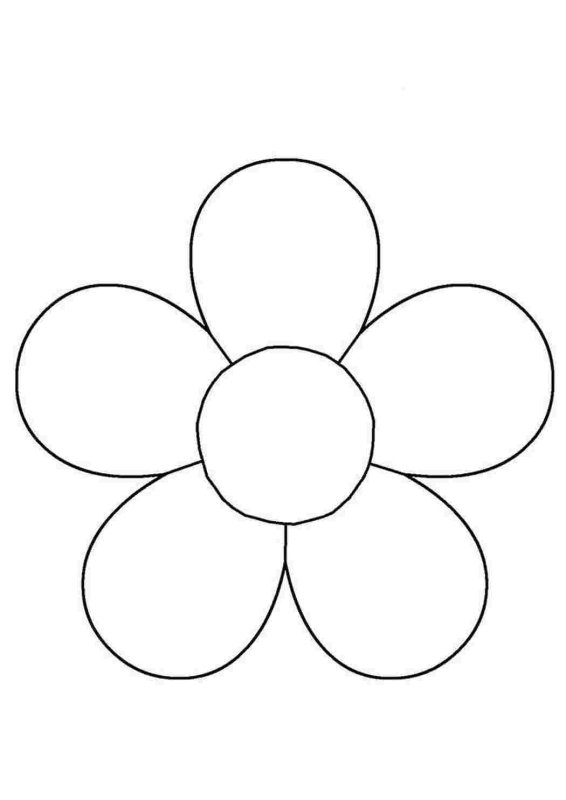 Цветок с 5 лепестками