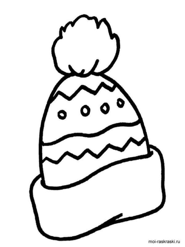 Чапка раскраска для детей