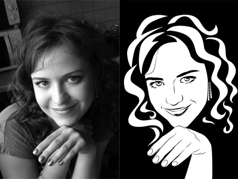 Трафаретный портрет