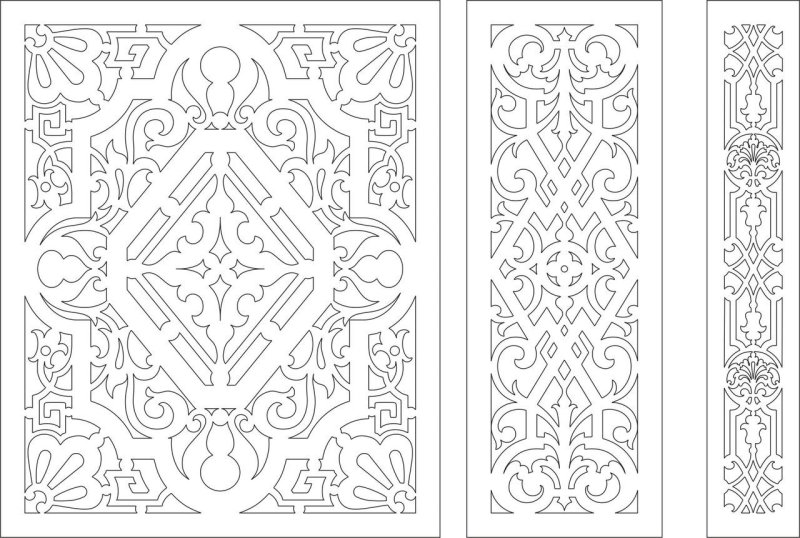 Восточный узор пропильная резьба