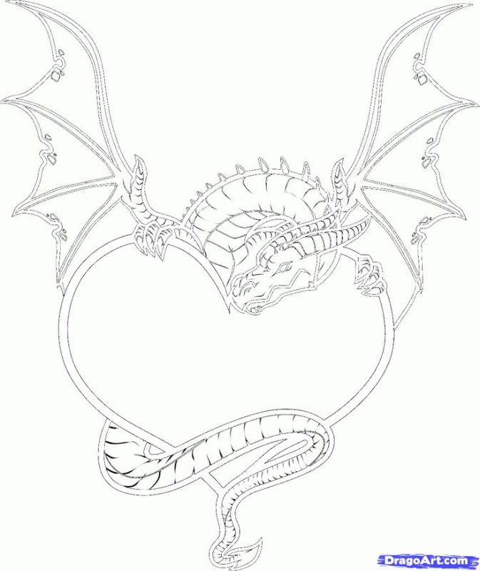 Контуры драконов