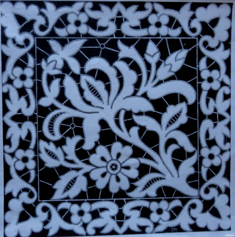 Узоры для выжигания на ткани