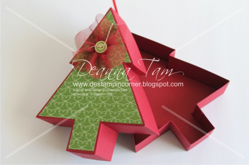 Коробка в форме елки