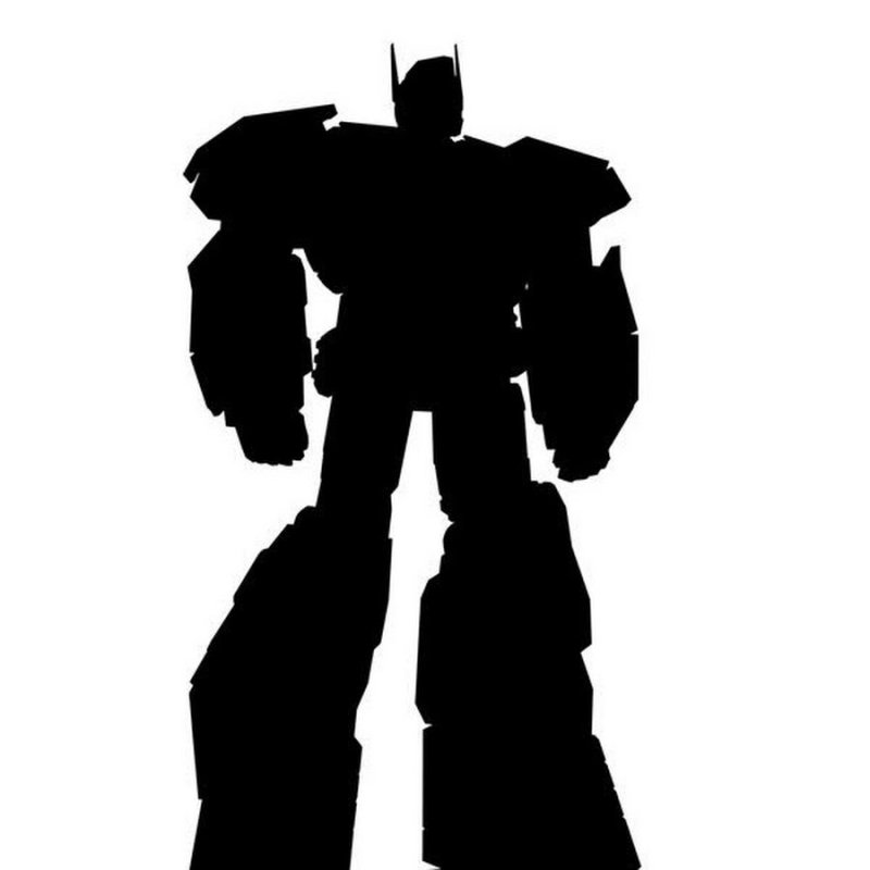 Робот трафарет