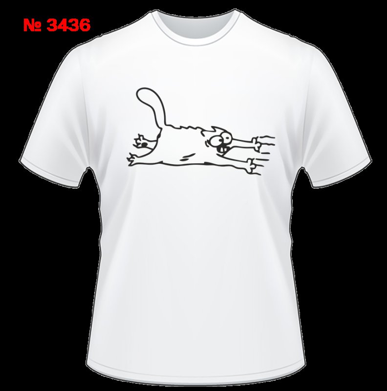 Футболка трафарет