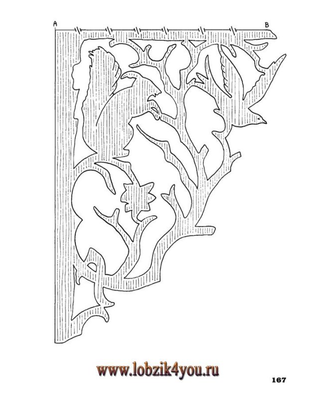 Трафареты животных для резьбы по дереву лобзиком