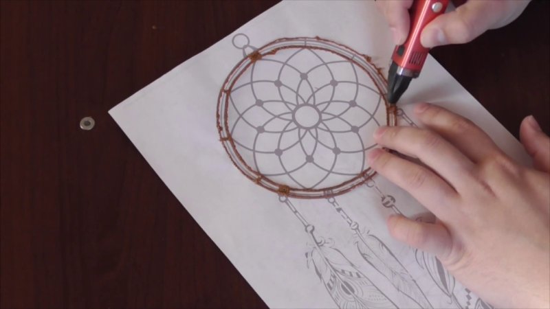 Ловец снов 3д ручкой