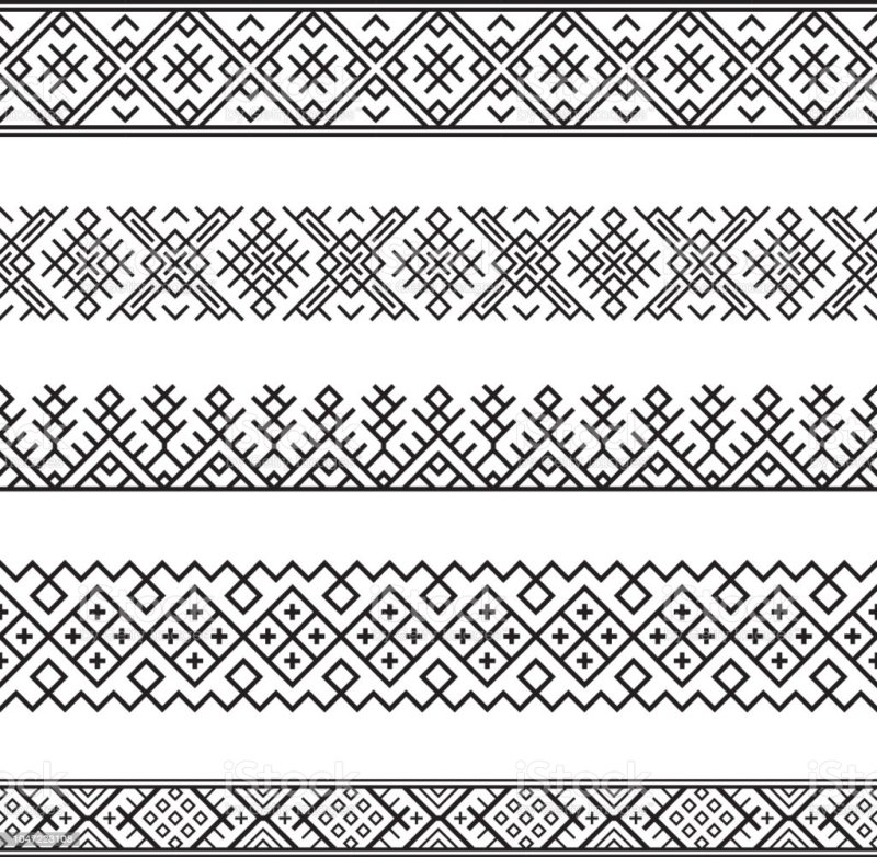 Коми орнамент раскраска