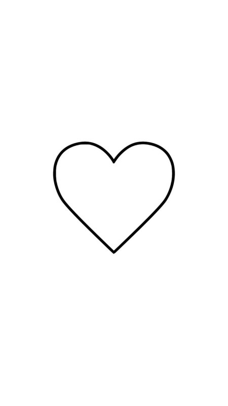 Сердечко эскиз маленькое