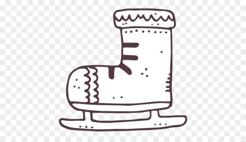 Трафарет коньков