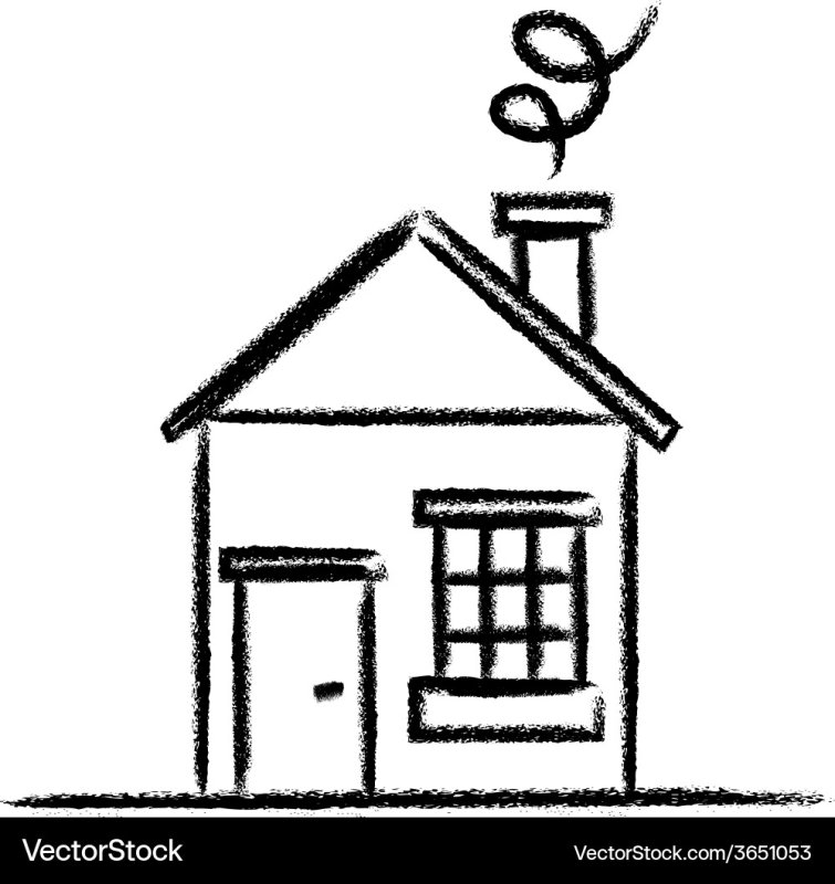 Дом схематично