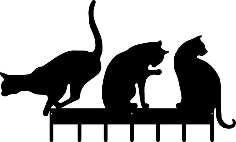 Силуэт кошки