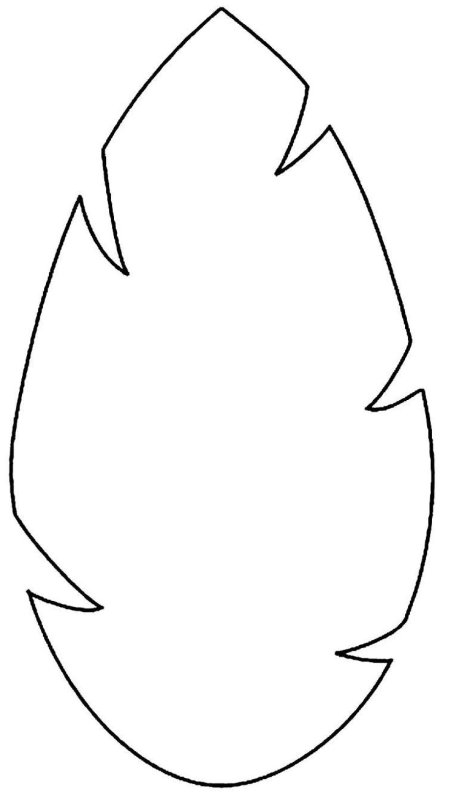 Трафареты "листья"