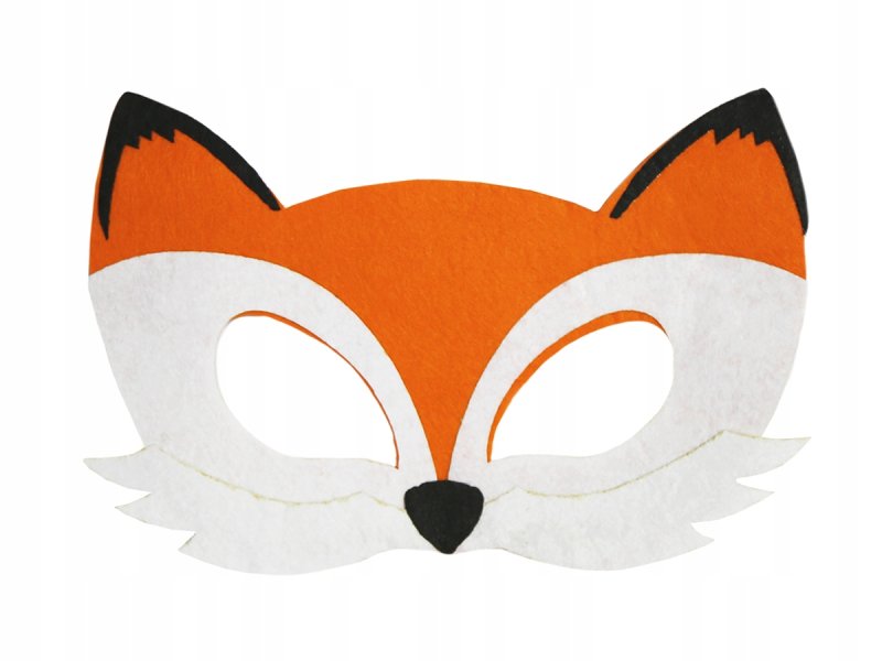Маска Лисичка для детей