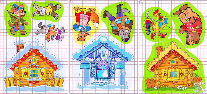 Заюшкина избушка Теремок герои