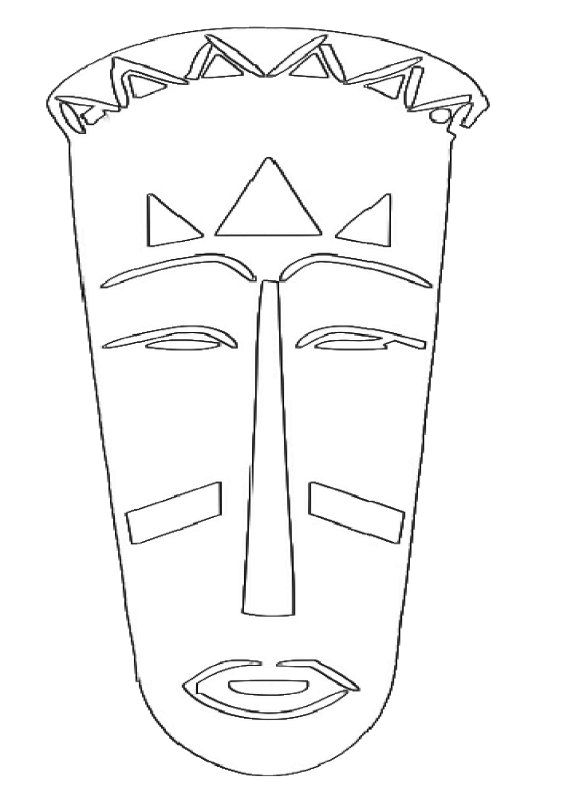 Африканские маски для детей