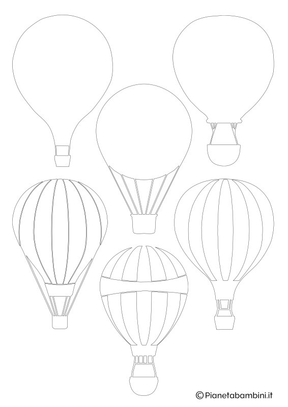 Воздушный шар для вырезания