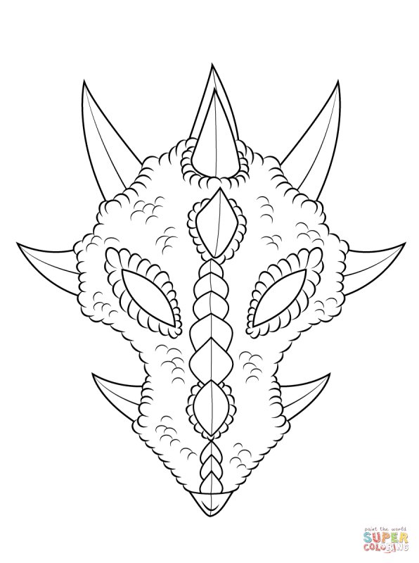 Маска дракона