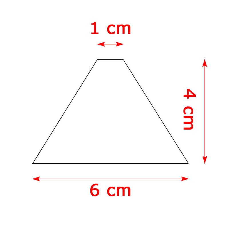 Чертёж пирамидки для голограммы