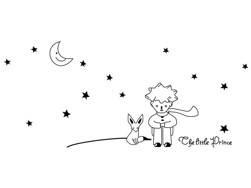 Маленький принц рисунок