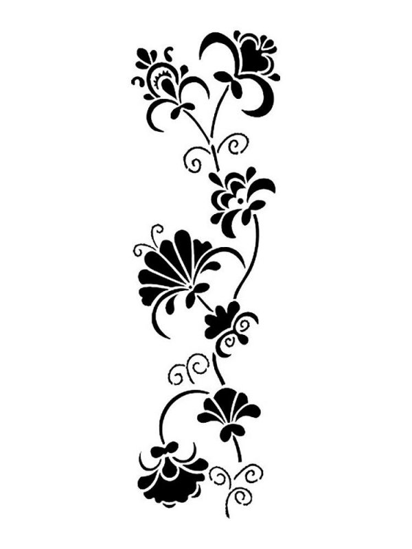 Трафарет узоры