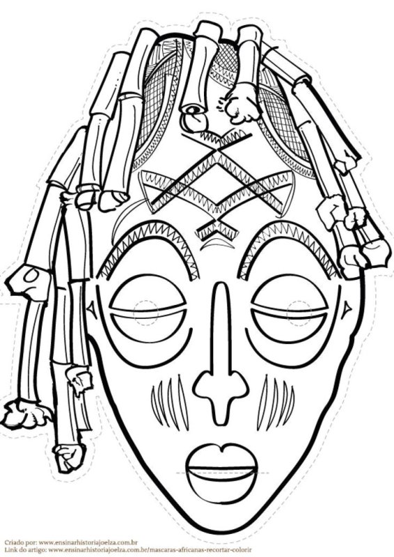 Африканские маски для детей