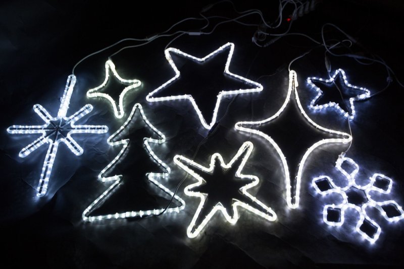 Фигуры из гирлянды