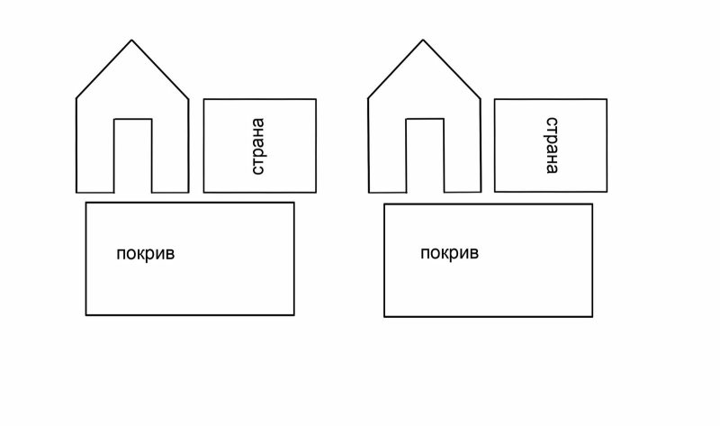 Имбирный домик схема