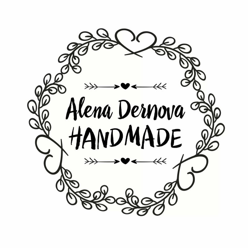 Handmade надпись для печати