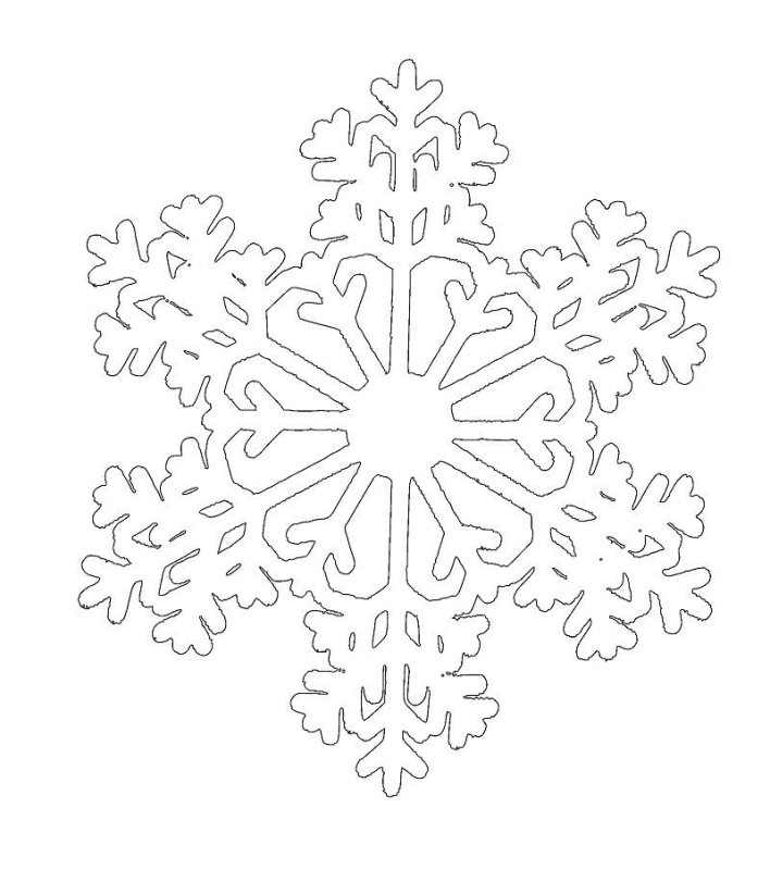 Вытанки снежинки