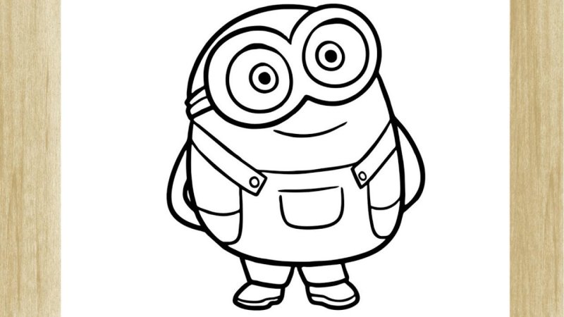 Раскраска Миньоны