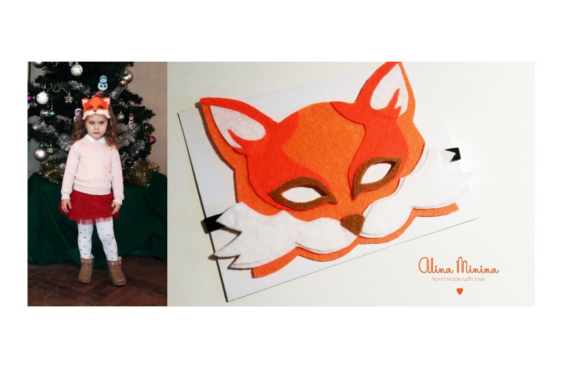 Маска лисы своими руками