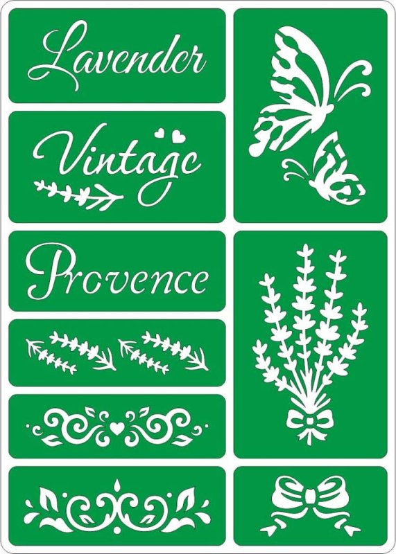 Трафарет для покраски мебели