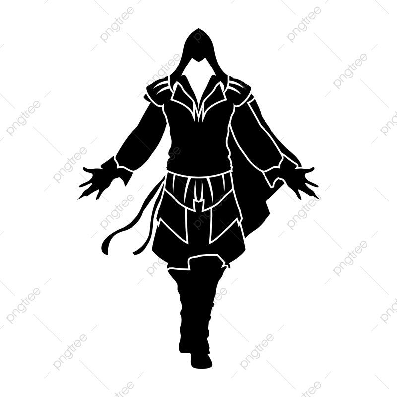 Ассасин трафарет