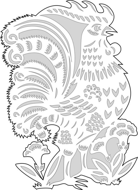 Вытынанки сложные