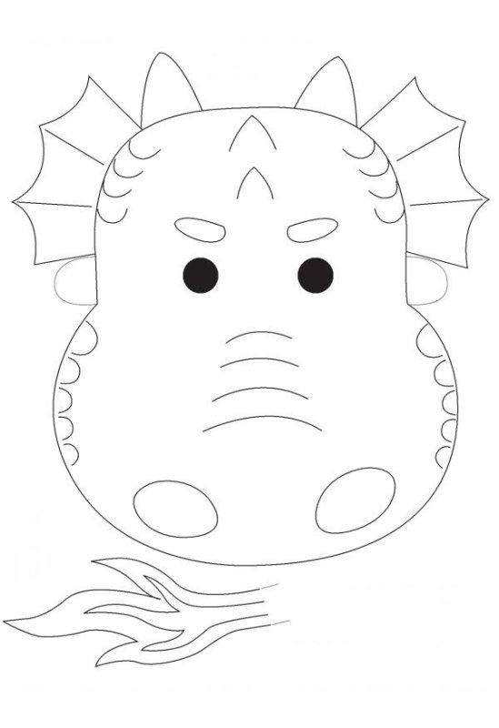 Маска дракона