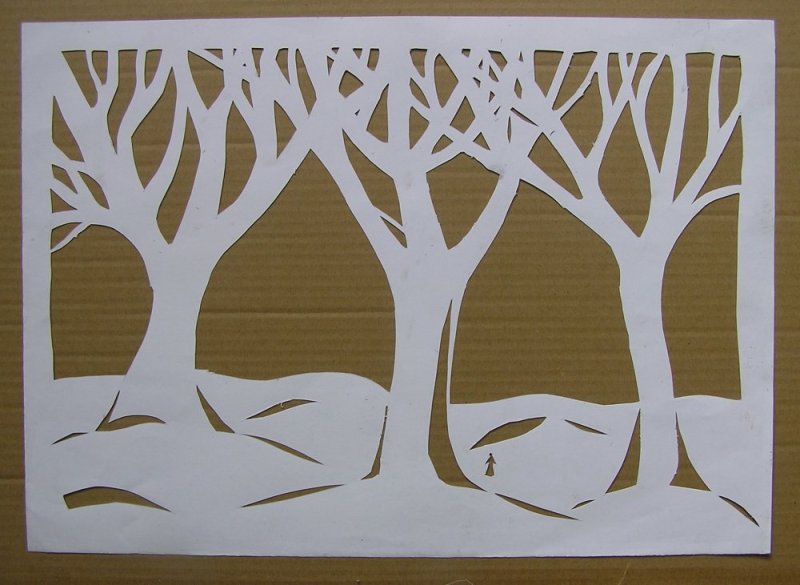 Дерево для вырезания