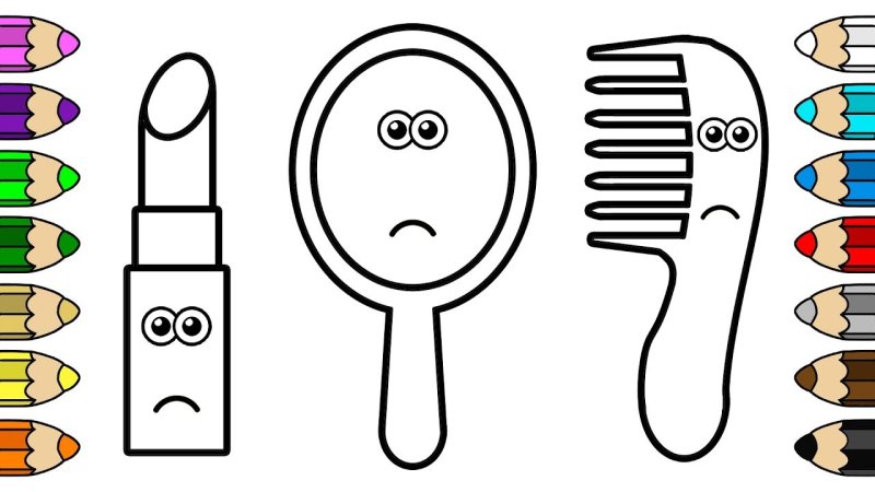 Рисование расческой