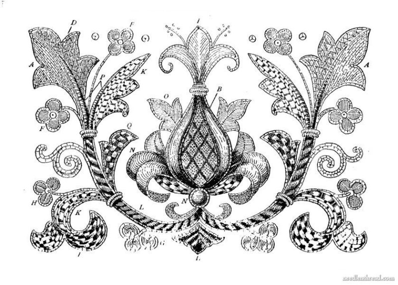 Люневильская вышивка узоры