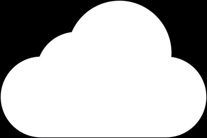 Облако раскраска