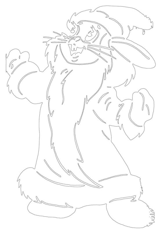 Трафареты на окна новогодние