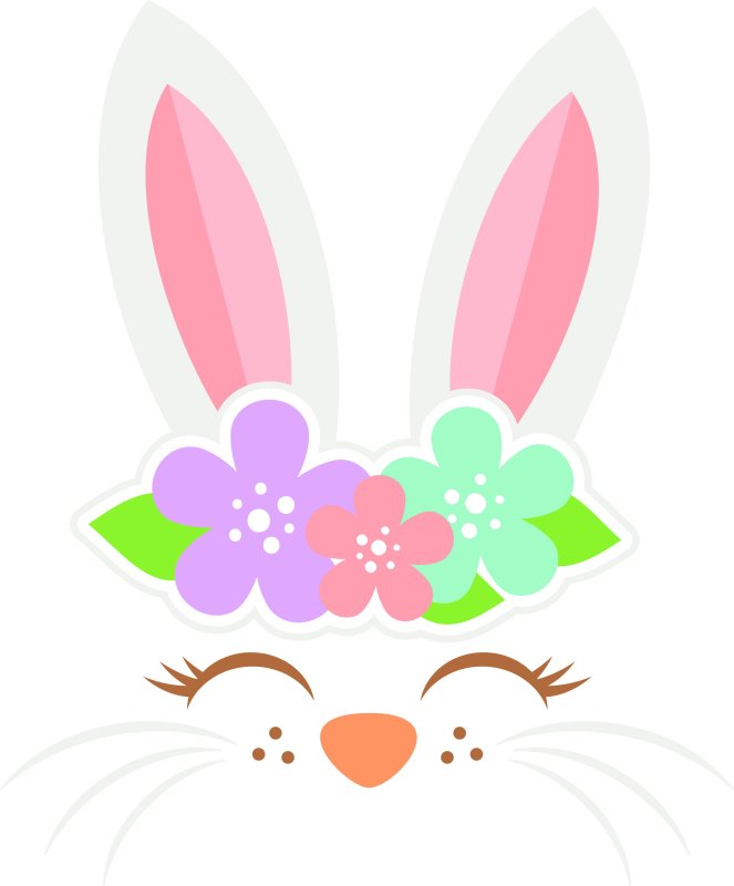 Мордочка пасхального зайчика