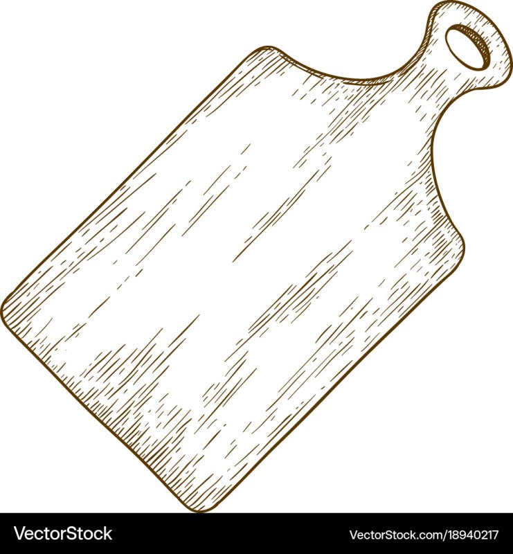 Набросок разделочной доски