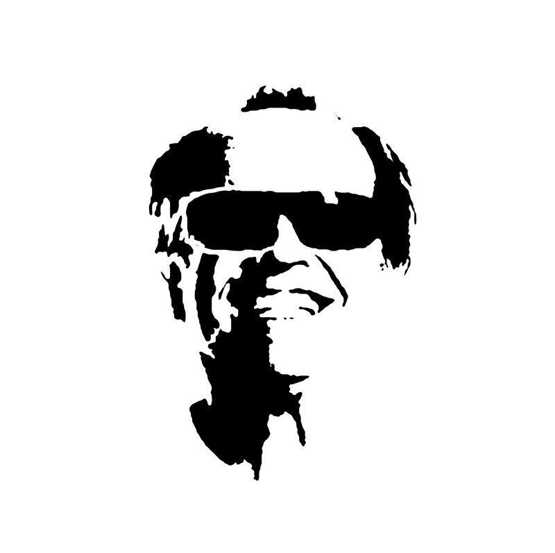 Привет трафарет